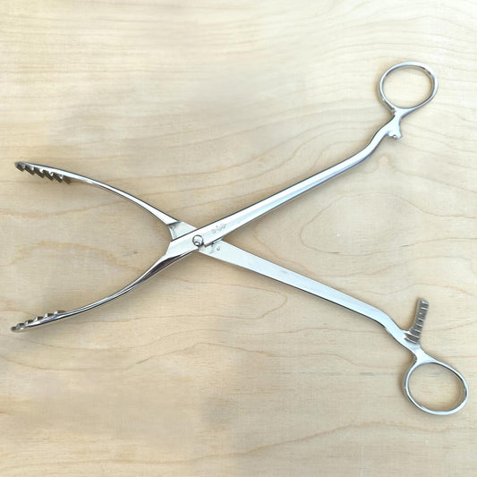 Antique Steel Medical Surgical Clamp No. 3 – Original Gynecological Tool 1960s