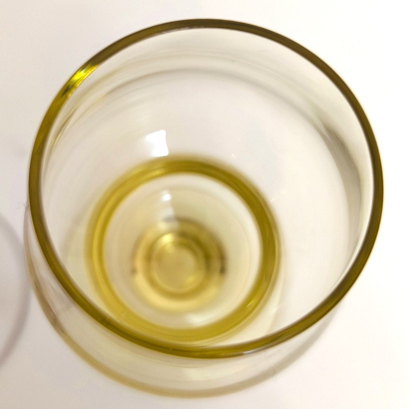 Set of 3 Colorful Shot Glasses (Yellow and Purple), Rare Collectible Lithuanian Shot Cups