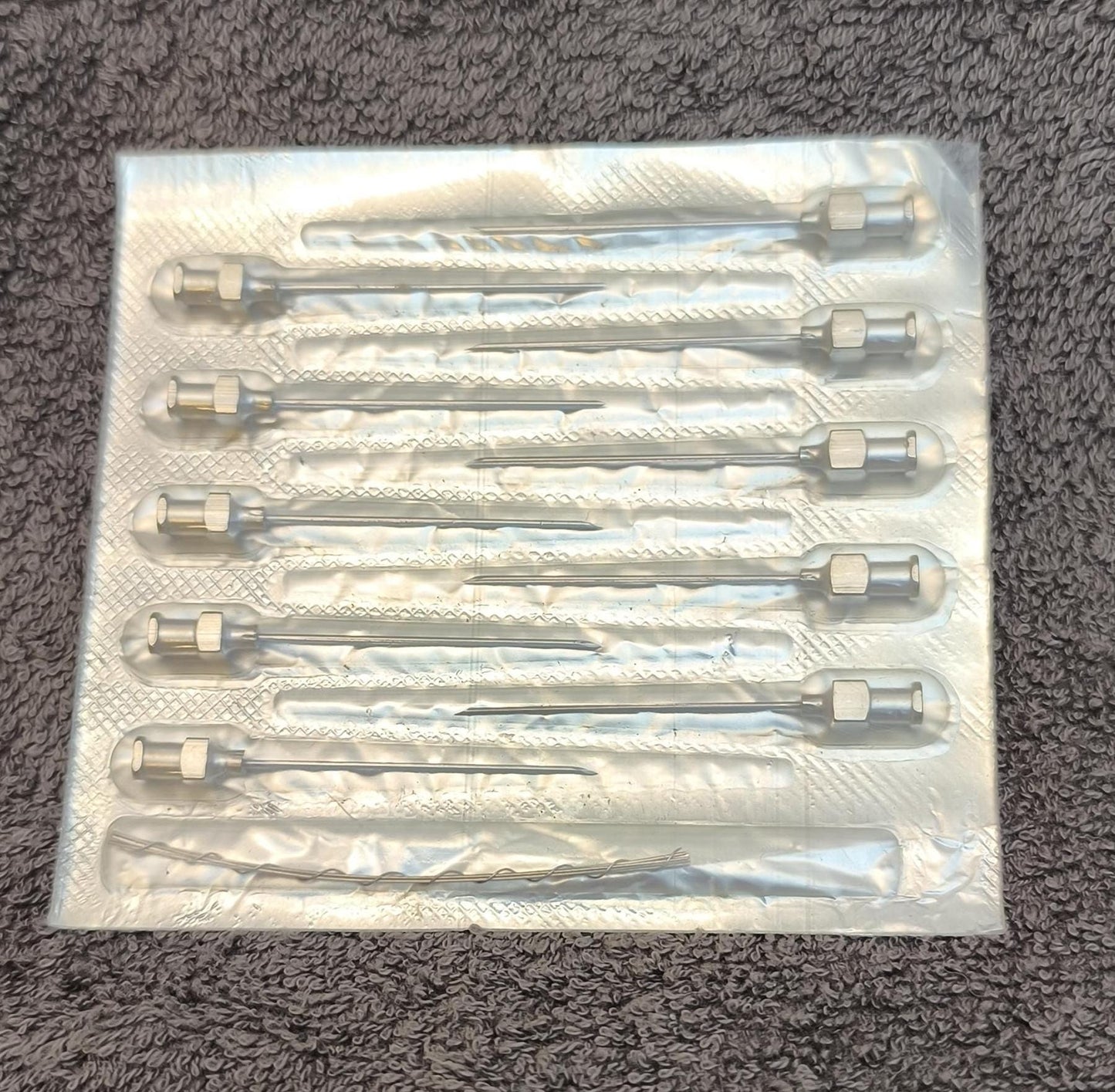 USSR Medical  Injection Needles: 10-Piece Medical Memorabilia 1980s