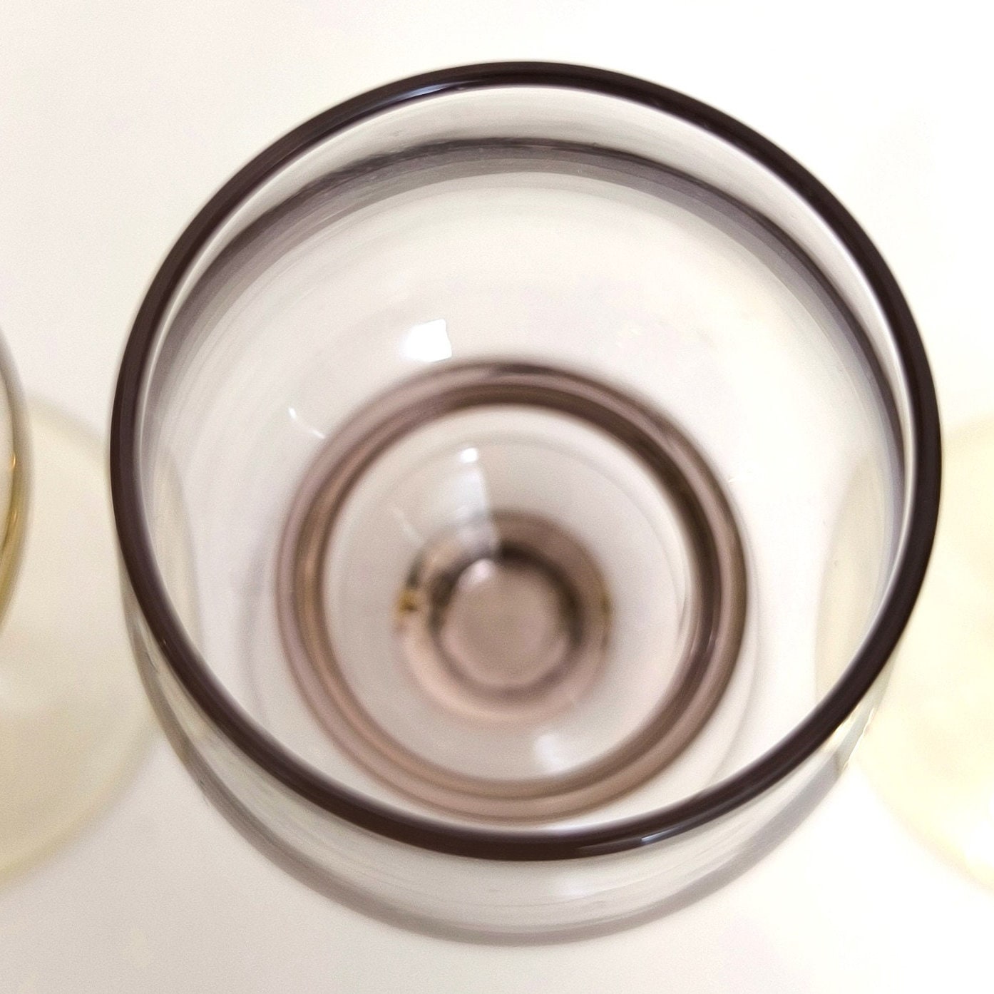 Set of 3 Colorful Shot Glasses (Yellow and Purple), Rare Collectible Lithuanian Shot Cups