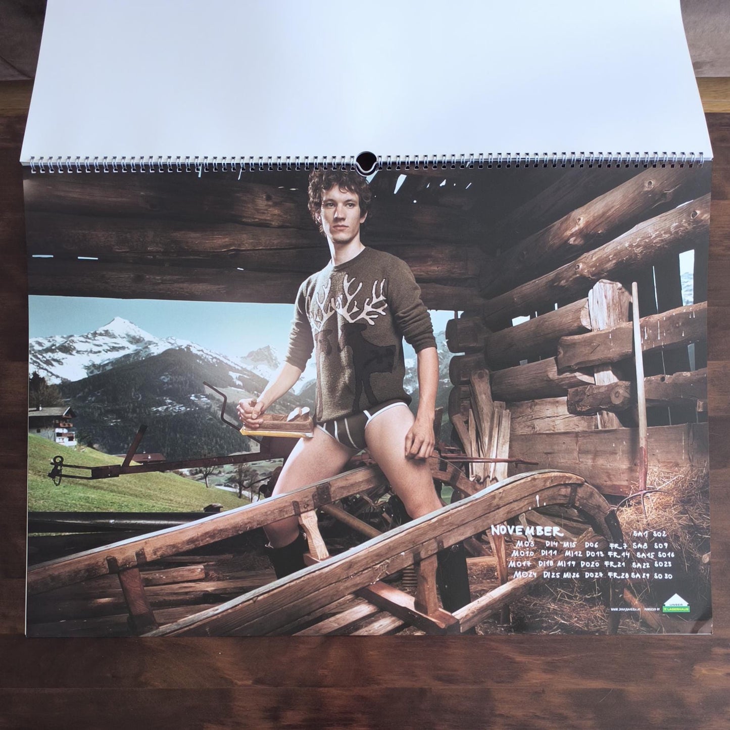 Jungbauernkalender Austrian Farmers Men Calendar