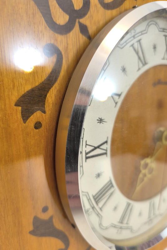 Wooden Wall Clock Mayak Collectible 1980s Soviet Wall Clock