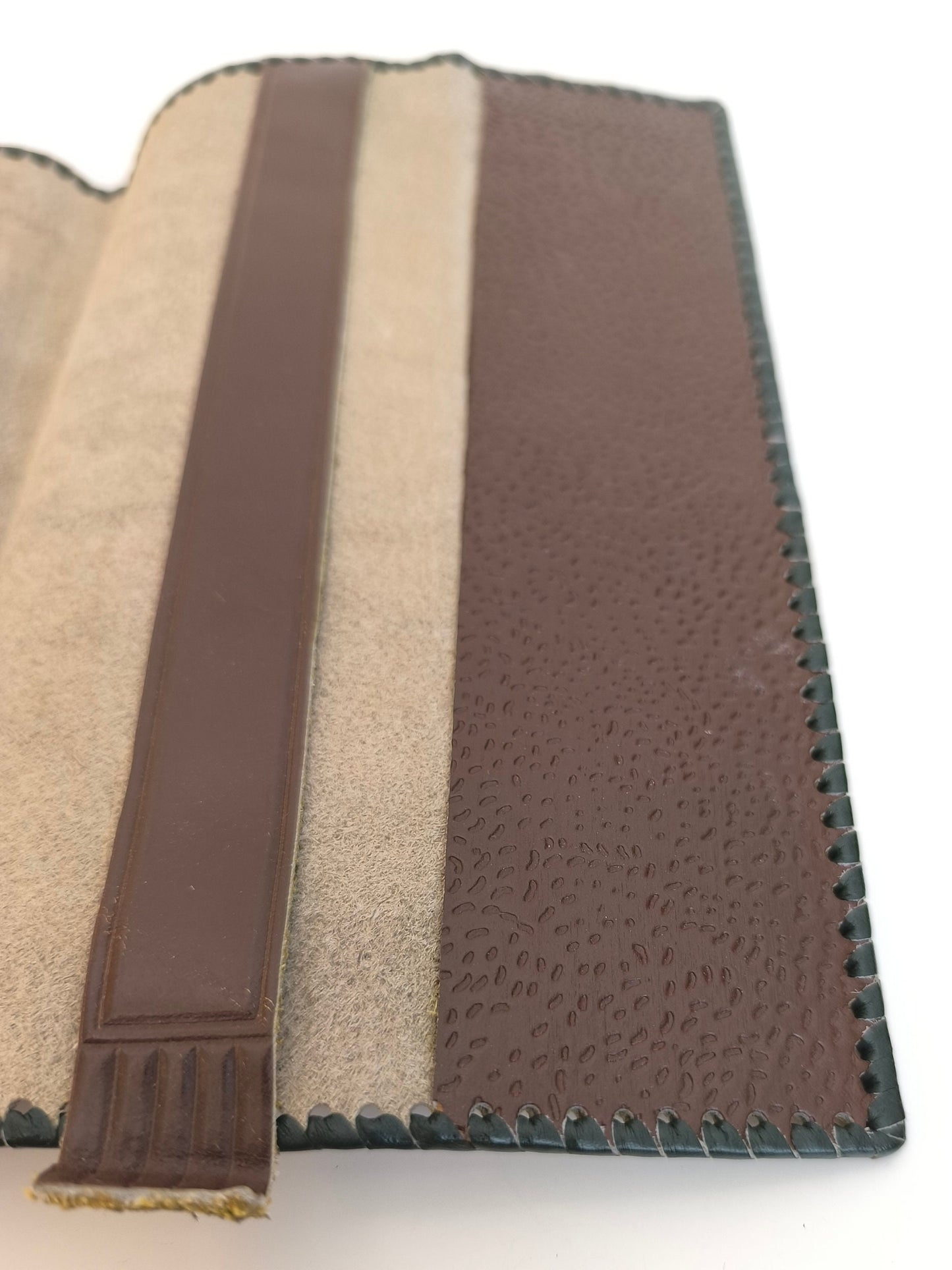 Embossed Leather Notebook Cover: Lithuanian Baltic Craft