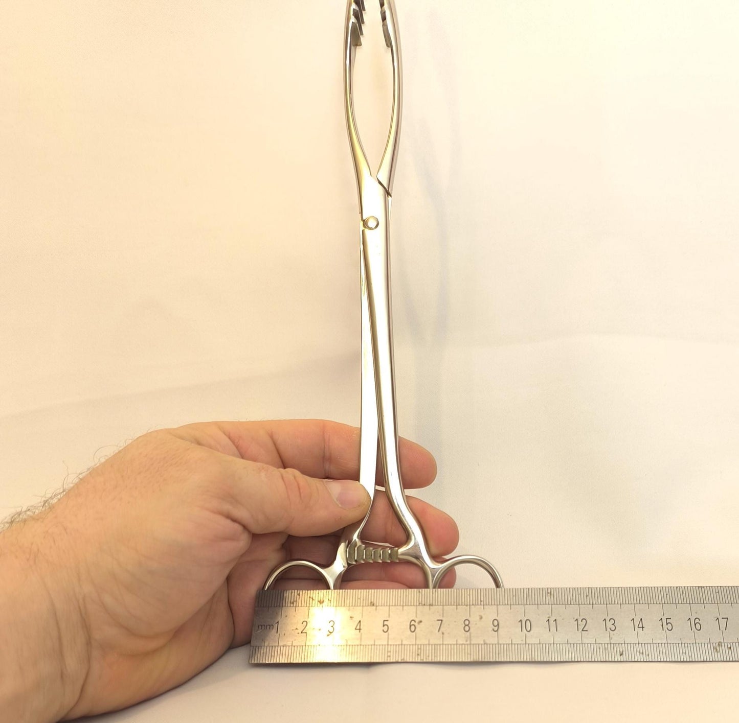 Antique Steel Medical Surgical Clamp No. 3 – Original Gynecological Tool 1960s