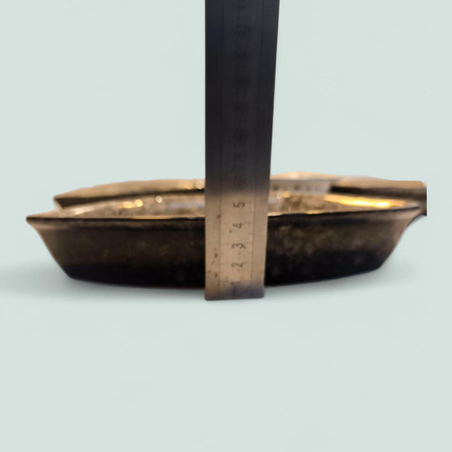 Handmade Lithuanian Glazed Earthenware Snack Dish Set, 5-Piece, 2000s