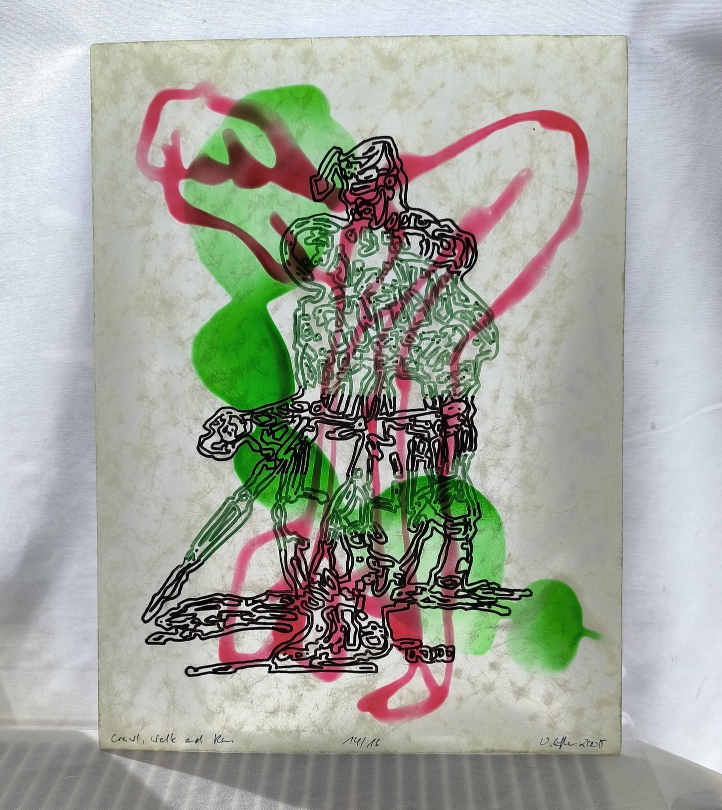 Uwe Esser Abstract Artwork "Crawl, Walk and Run" Germany 2005