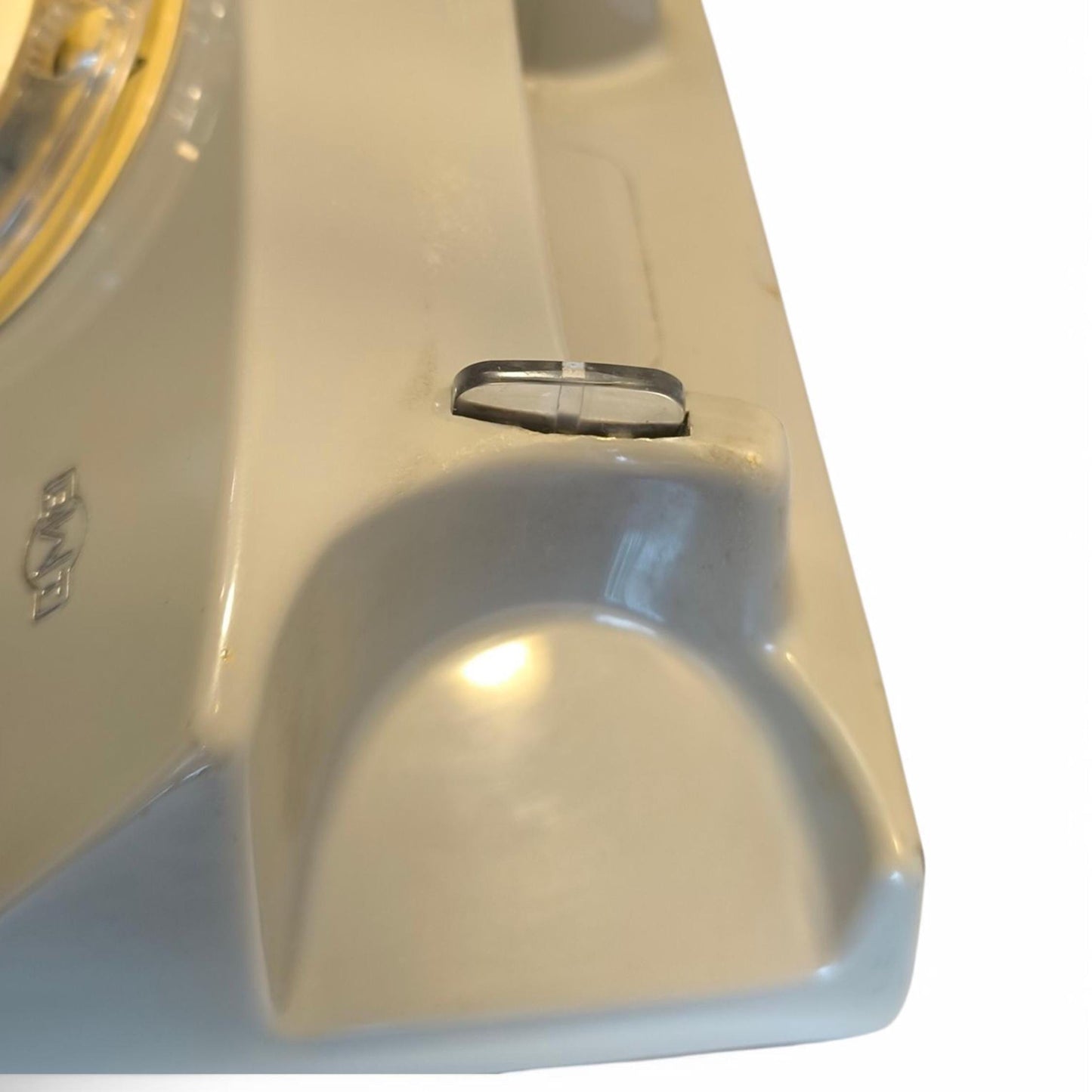 Gray & White Fixed-Line Analog Rotary Phone – Telkom RWT Aster 72 (1980)