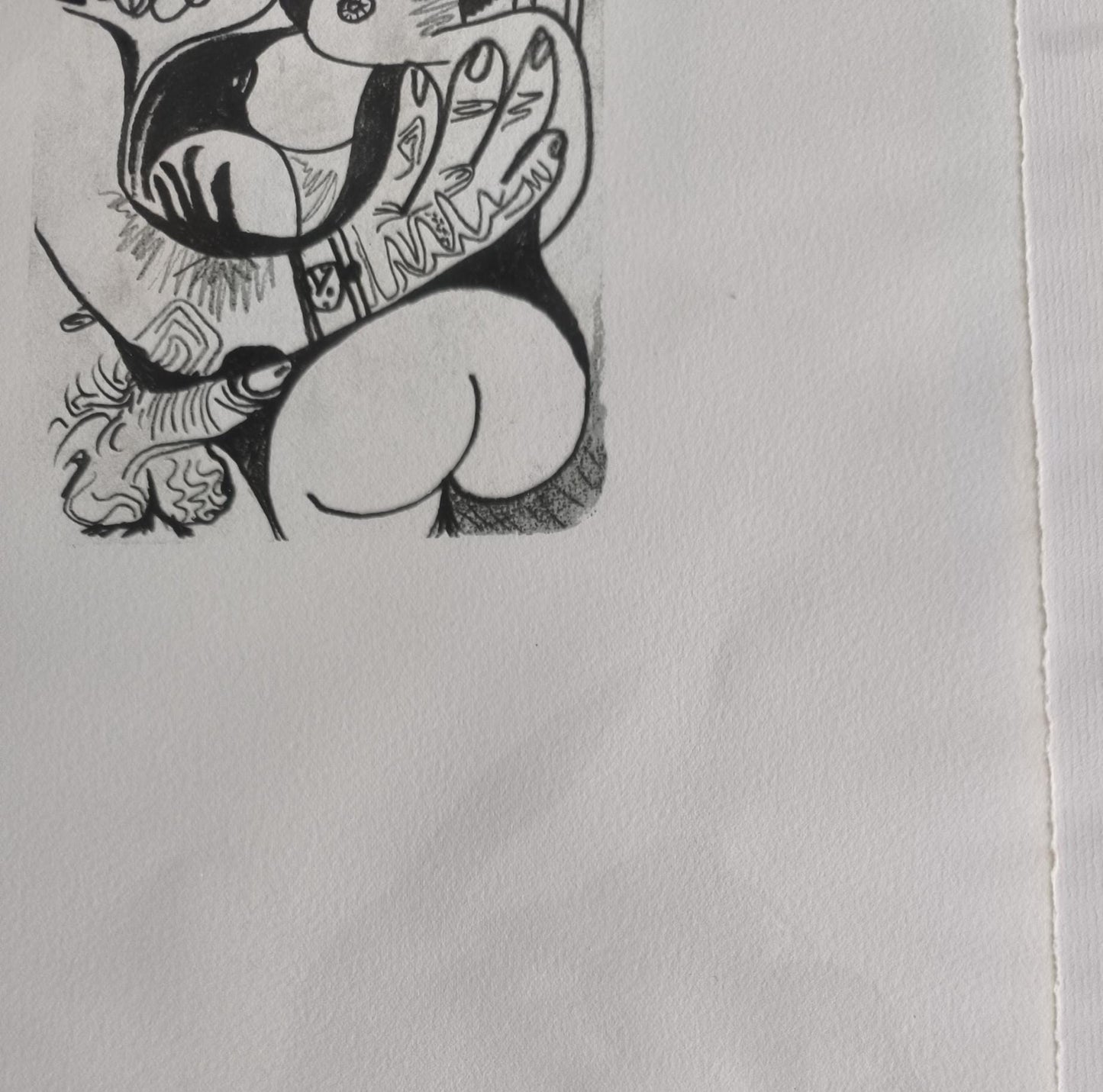 Pablo Picasso Lithograph 3 No.198/666, "Le Gout du Bonheur", Arches Paper 1964, Unframed