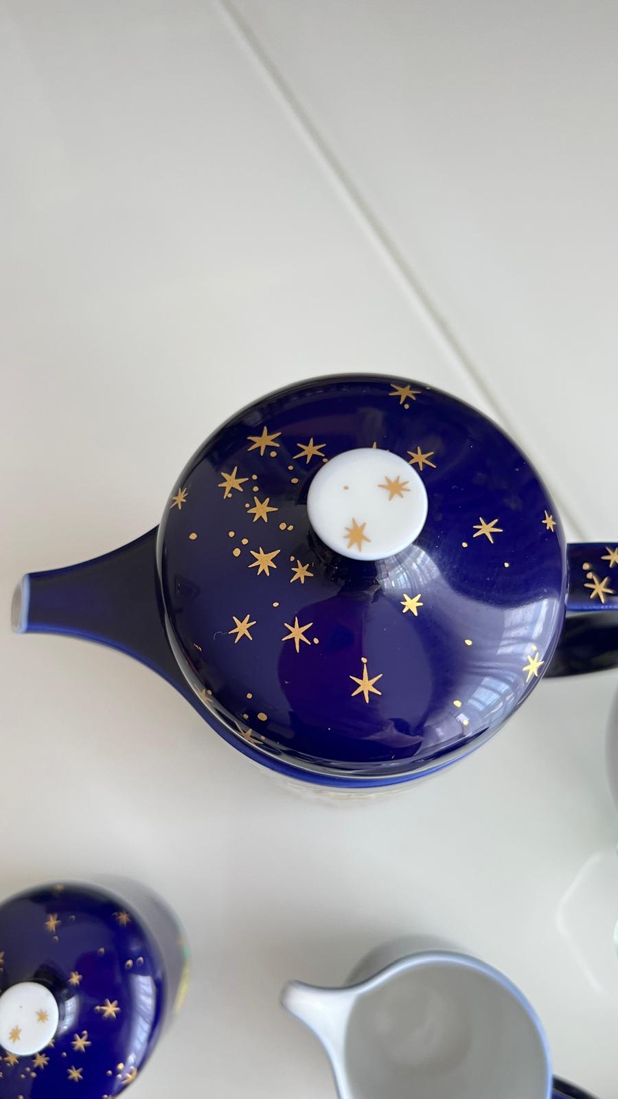 Björn Wiinblad Rosenthal Porcelain Coffee Set 1001 Nights 1970s