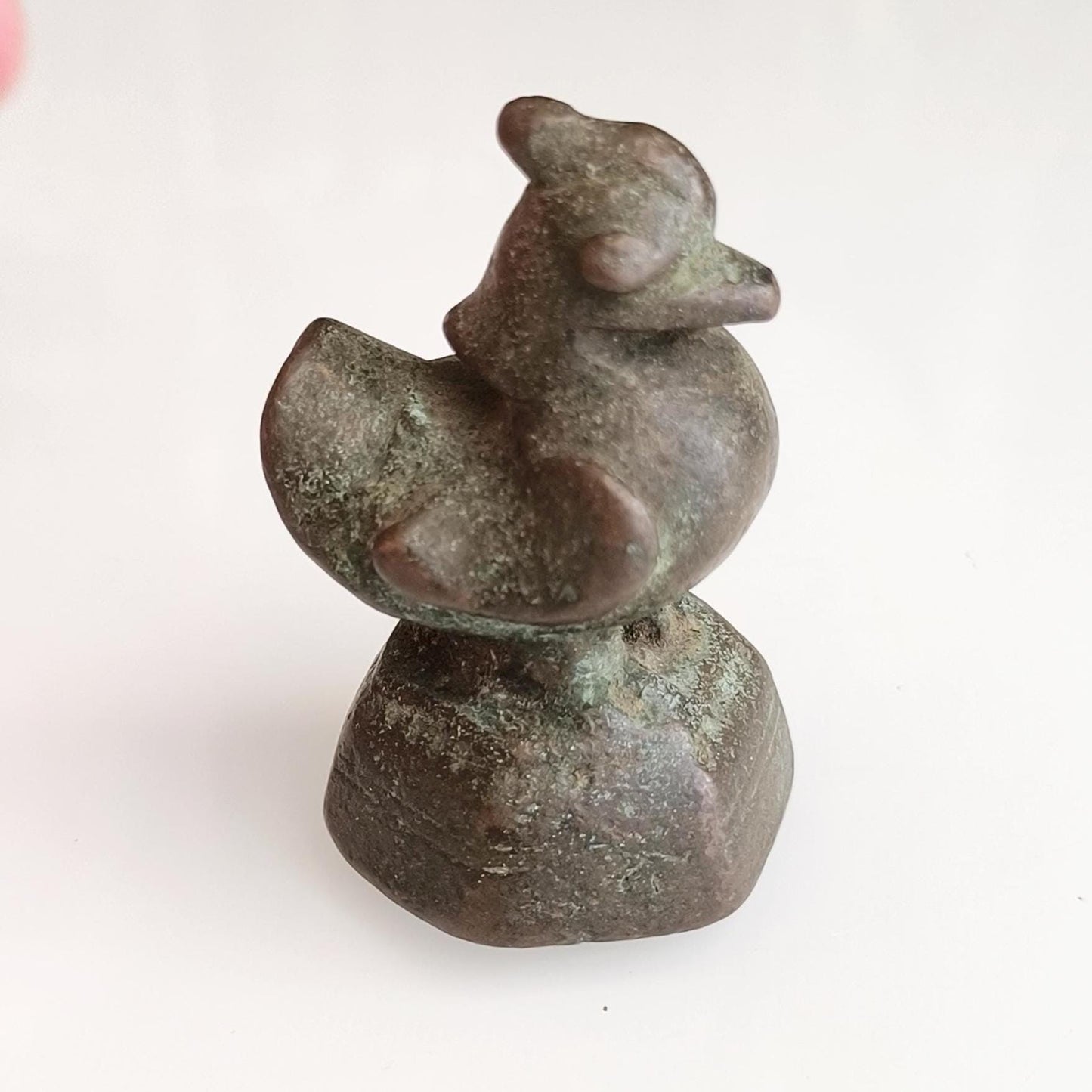 Small Bronze Burmese Asian Weight – Hantha Bird, 1800s