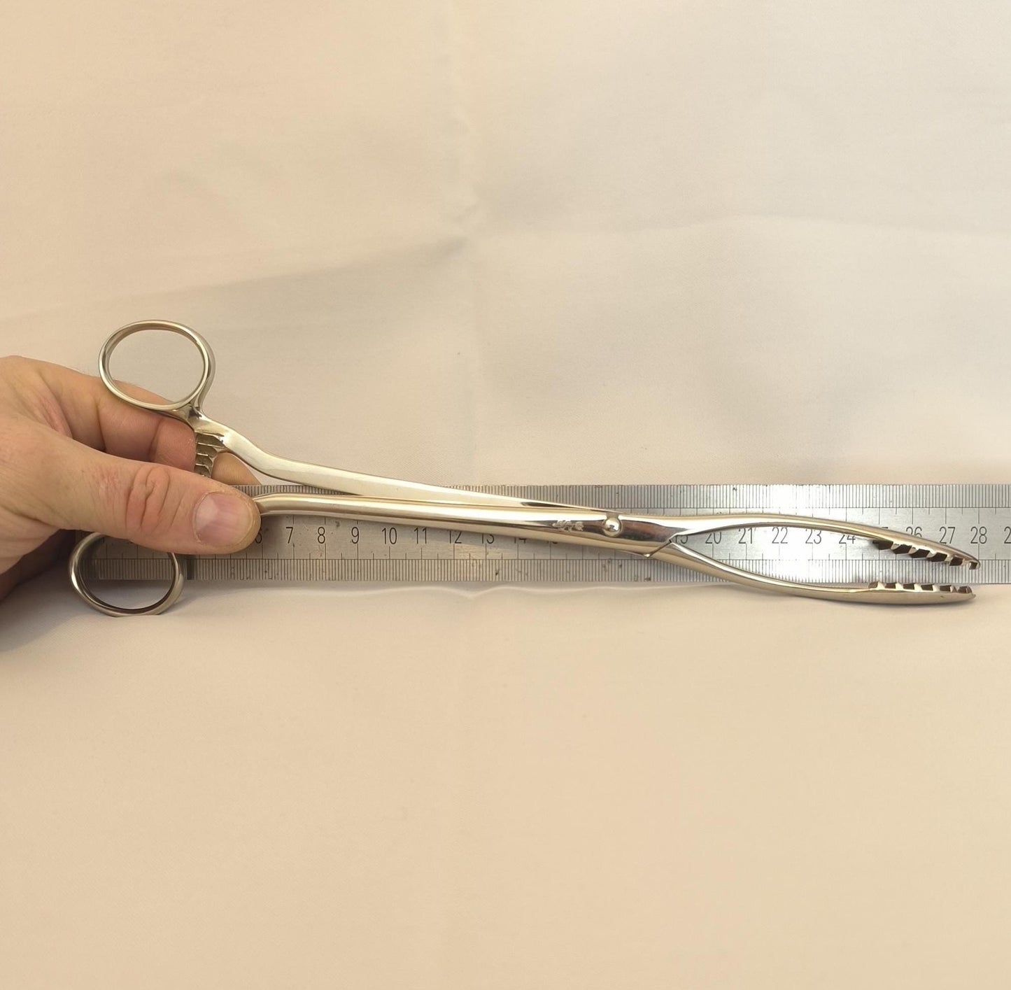 Antique Steel Medical Surgical Clamp No. 3 – Original Gynecological Tool 1960s