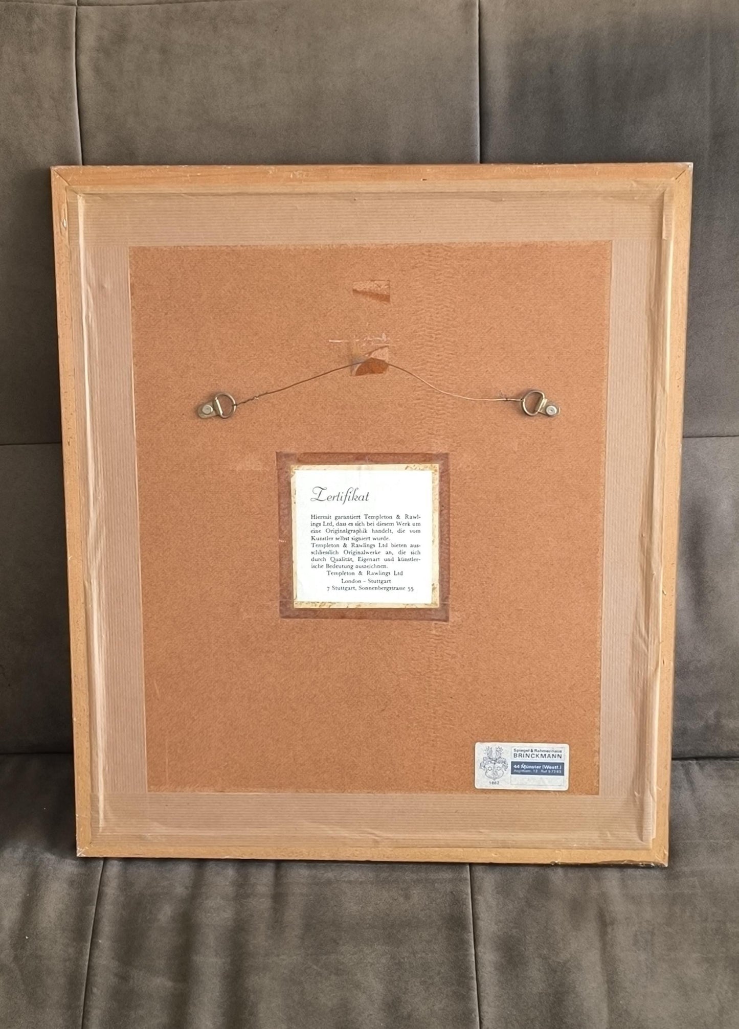 Salvador Dalí Signed Etching "Don Quixote" with Certificate, Templeton & Rawlings