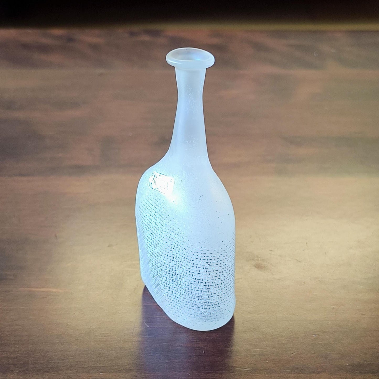 Kosta Boda Bertil Vallien Network Miniature Glass Vase 9.5cm Sweden