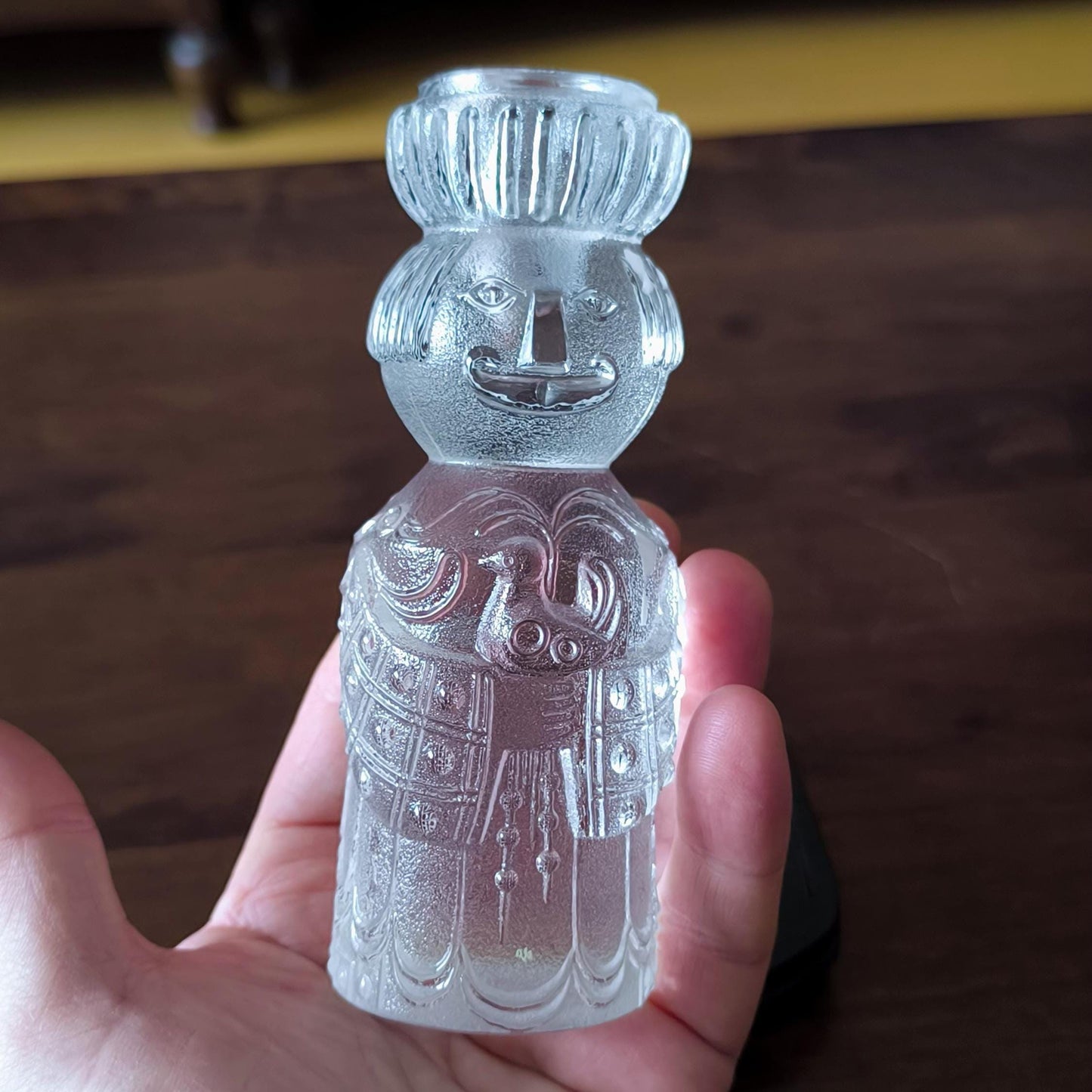 Rosenthal Three Kings crystal candlestick set, Bjorn Winblad Crystal Candleholders, 1960s