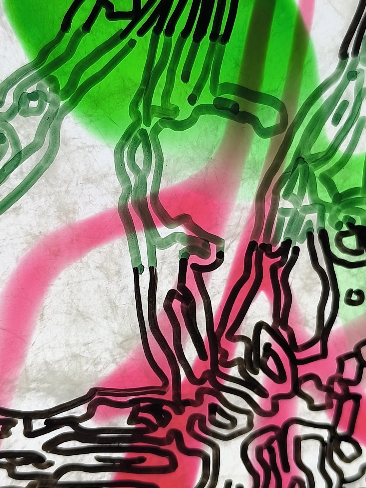 Uwe Esser Abstract Artwork "Crawl, Walk and Run" Germany 2005