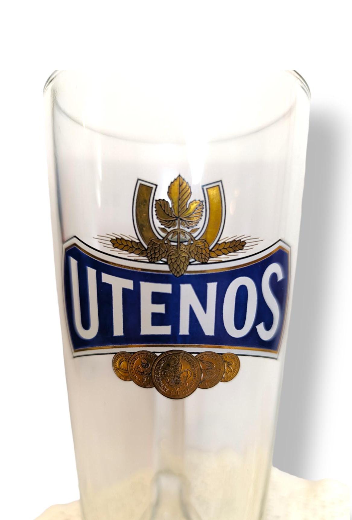 Utenos Beer Glass: Lithuanian Collectible Stein (0.5L)