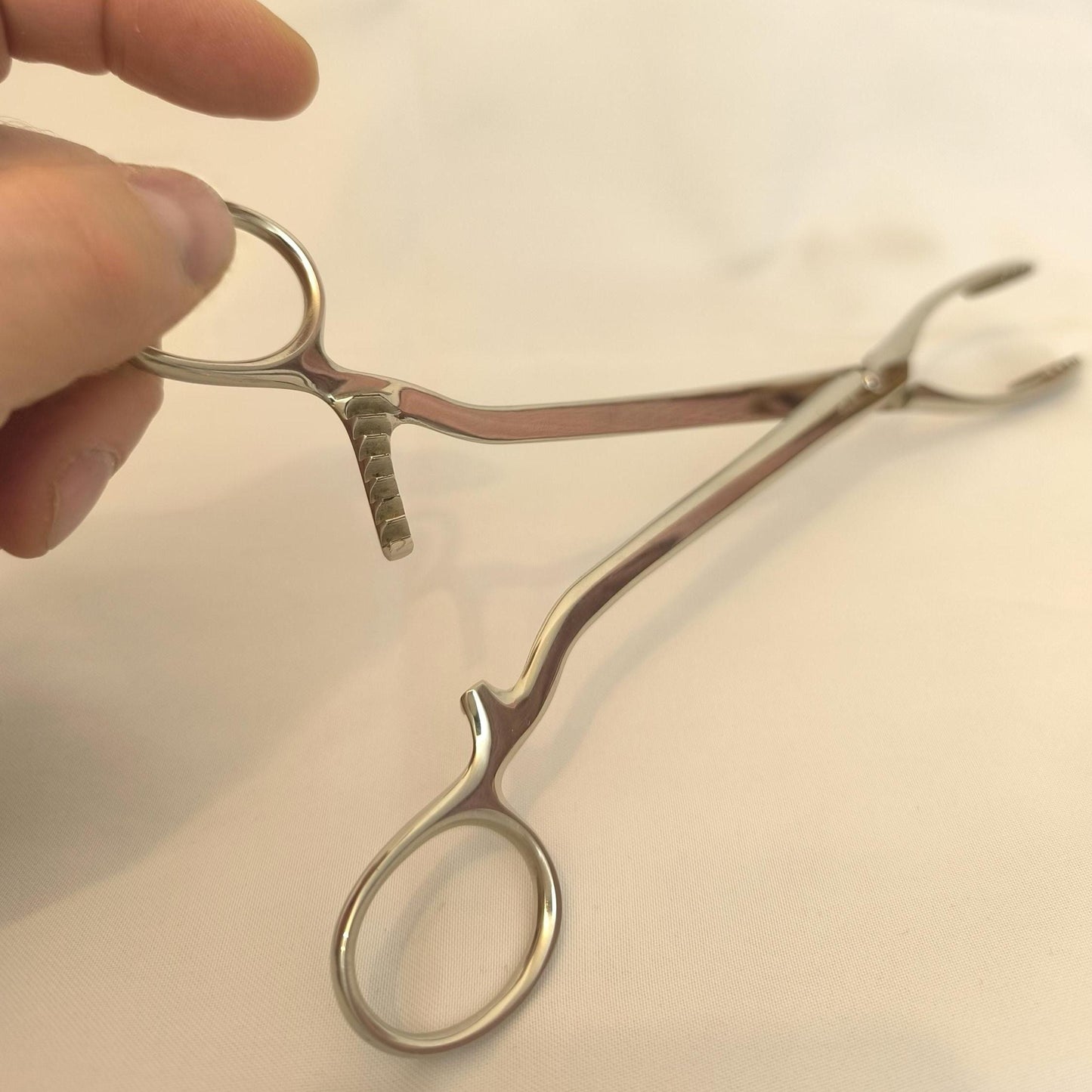 Antique Steel Medical Surgical Clamp No. 3 – Original Gynecological Tool 1960s