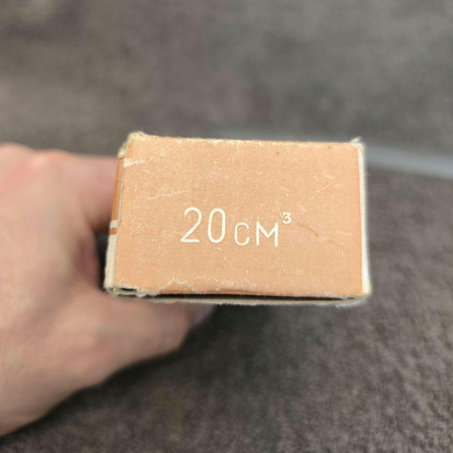 Medical 1990s Hypodermic Injection Syringe, Stainless Steel with Glass Body in Box, 20 ml, Unused Made in USSR