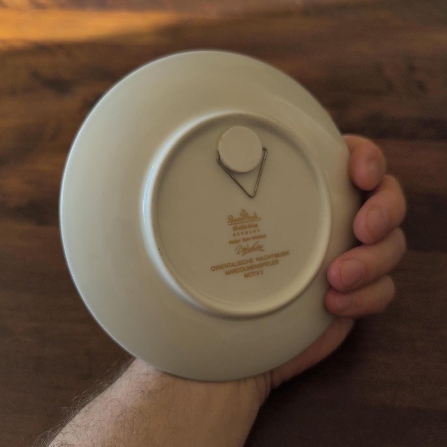 Oriental Night Music Plate, Mandolin Player Rosenthal 1976