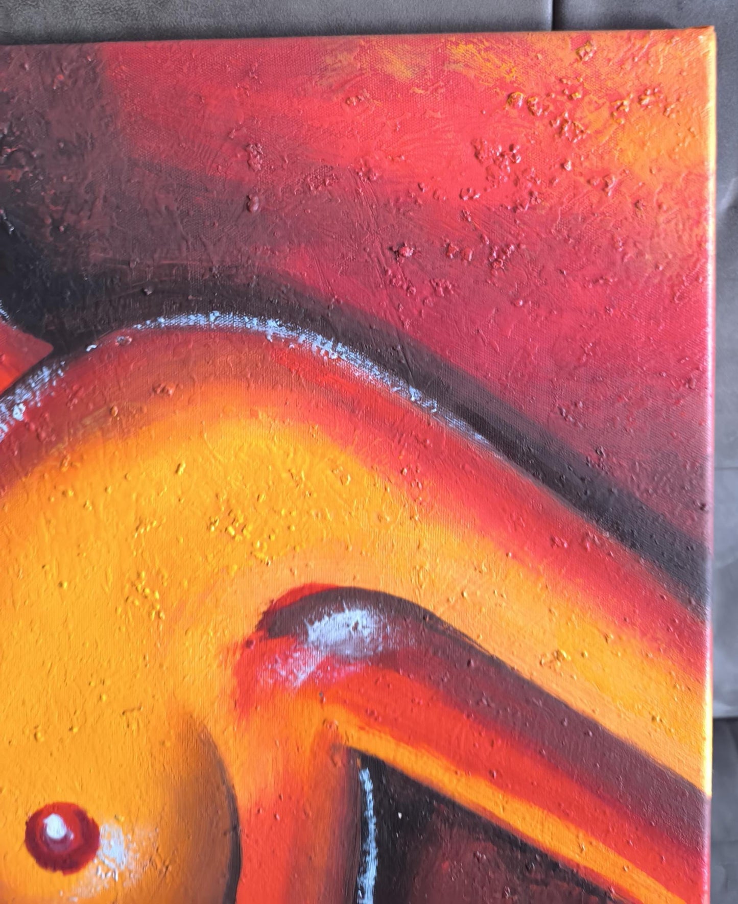 Unsigned Female Nude Oil on Canvas, Pre-1990, 60×80 cm