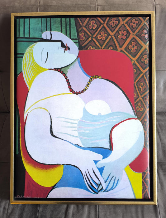 Pablo Picasso "Dream" – Framed Canvas Print, 1980