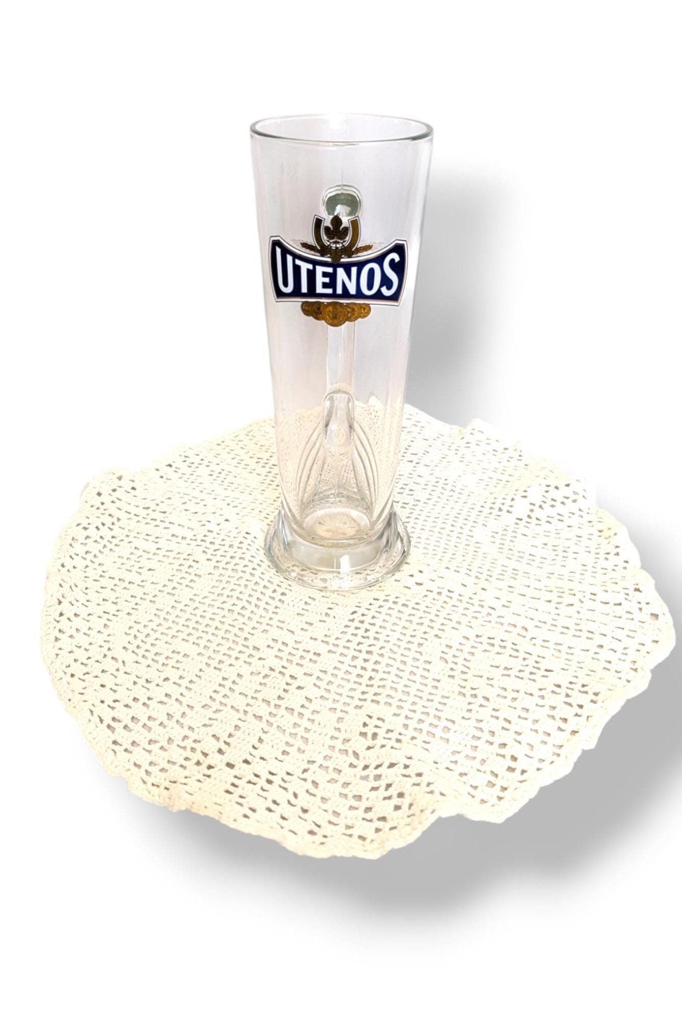 Utenos Beer Glass: Lithuanian Collectible Stein (0.5L)