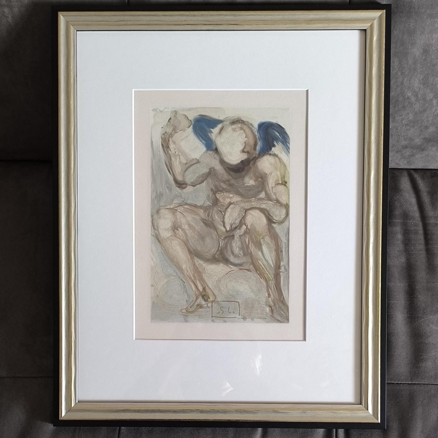 Salvador Dalí Woodcut "Envy" Divine Comedy, Framed, 1960–63, Certified