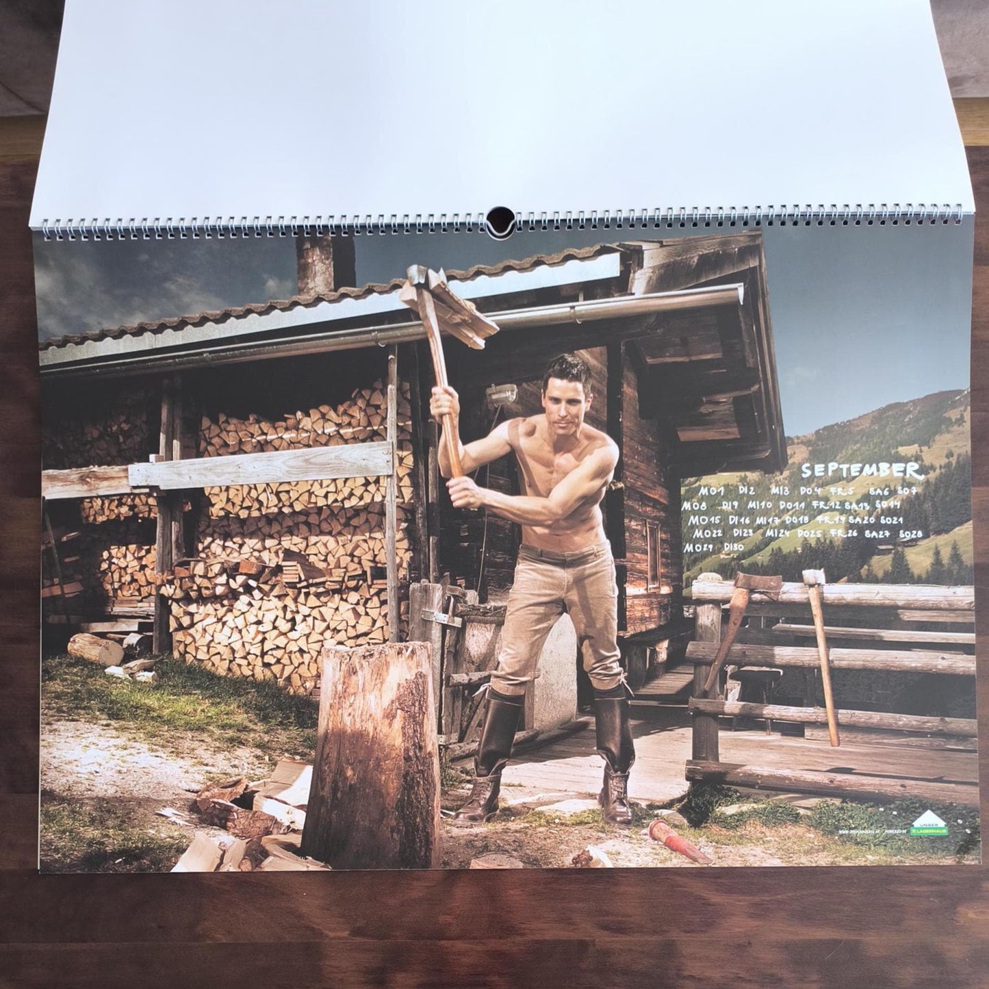 Jungbauernkalender Austrian Farmers Men Calendar