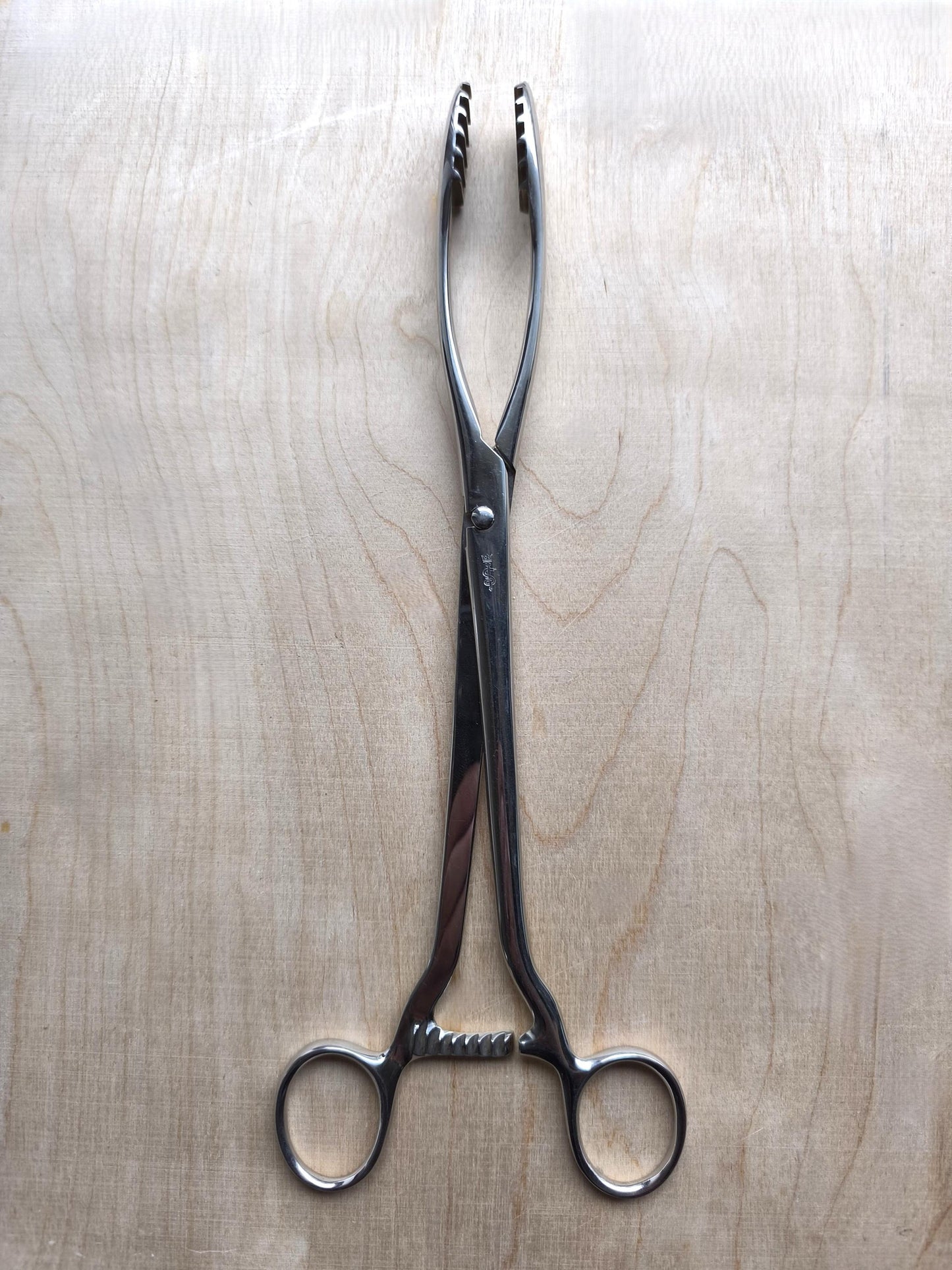 Antique Steel Medical Surgical Clamp No. 3 – Original Gynecological Tool 1960s