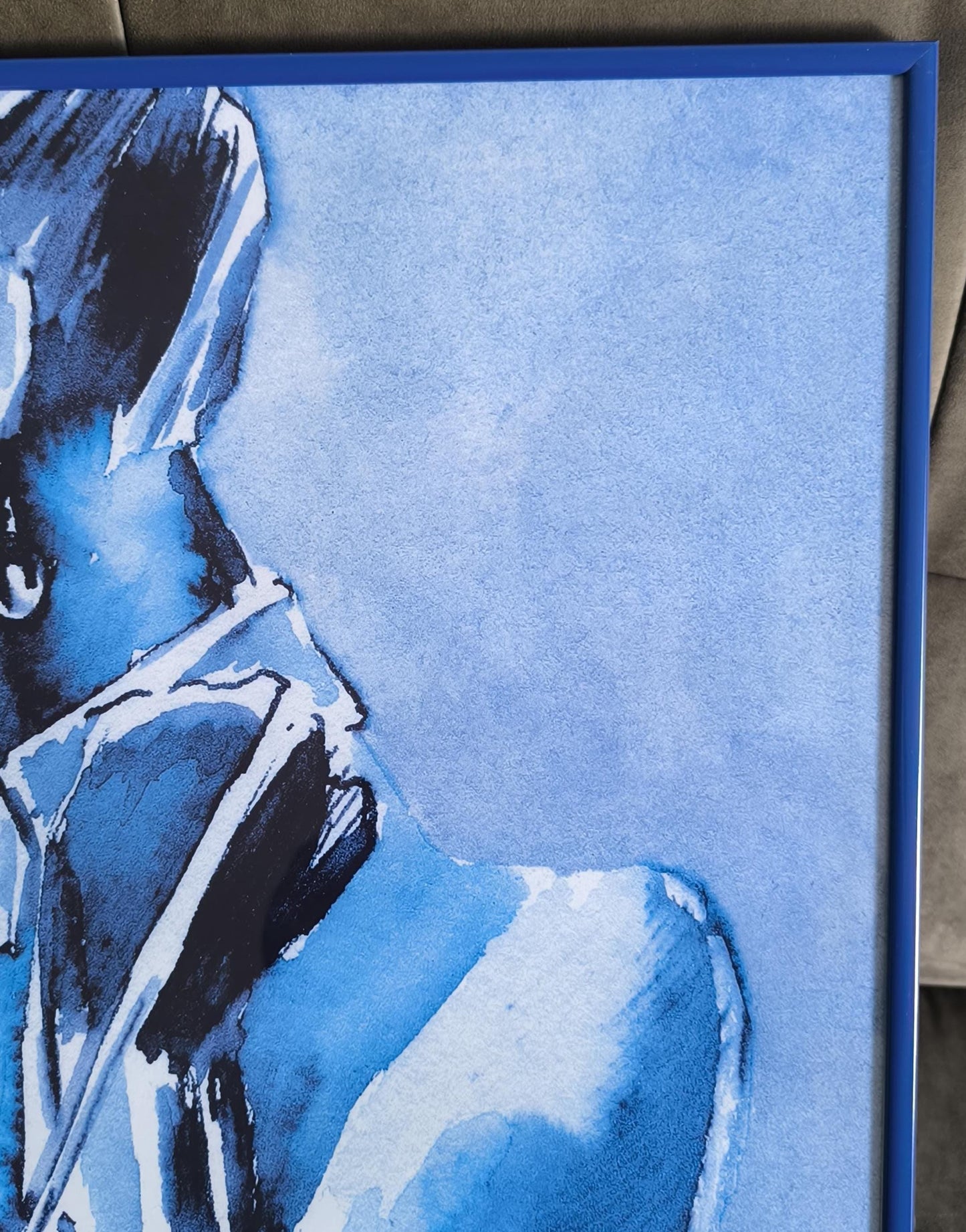 Jürgen Frommhold Signed Nude Watercolor, Pre-1990, Framed