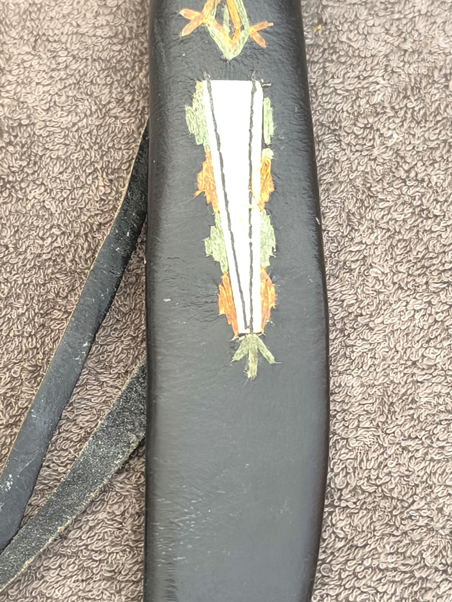 Leather Sheath for Uzbek National Knife Pchak, Soviet Union.