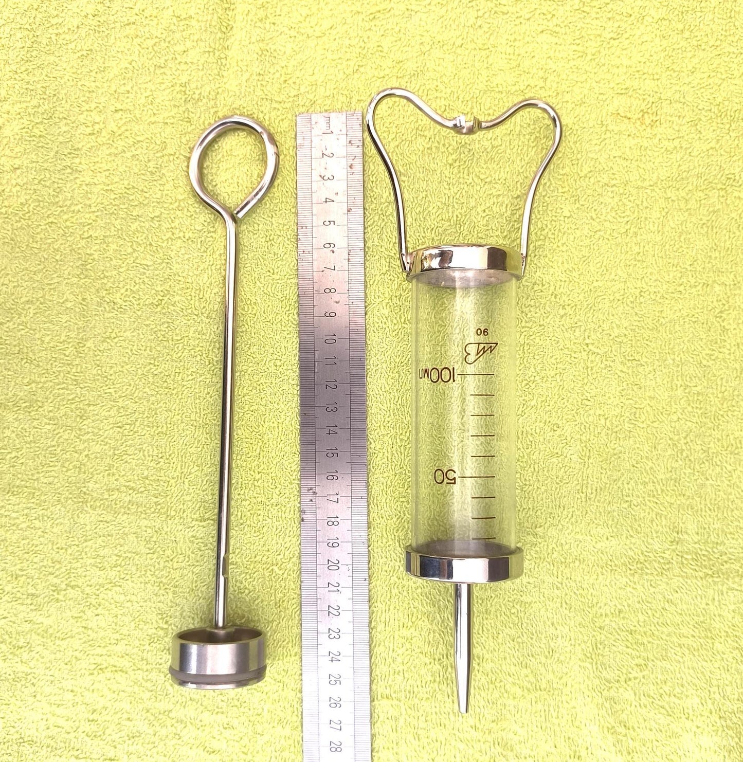 Reusable Injection 100 ml Syringe, Made in USSR 1990s