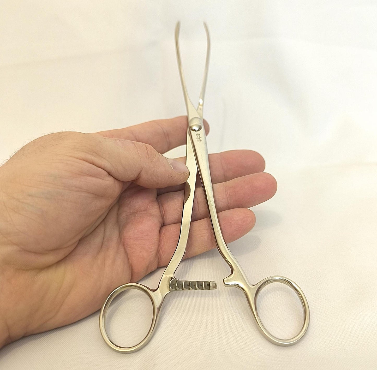 Vintage Steel Medical Gynecological Clamp Tool No. 30 – Authentic Surgical Instrument 1960s