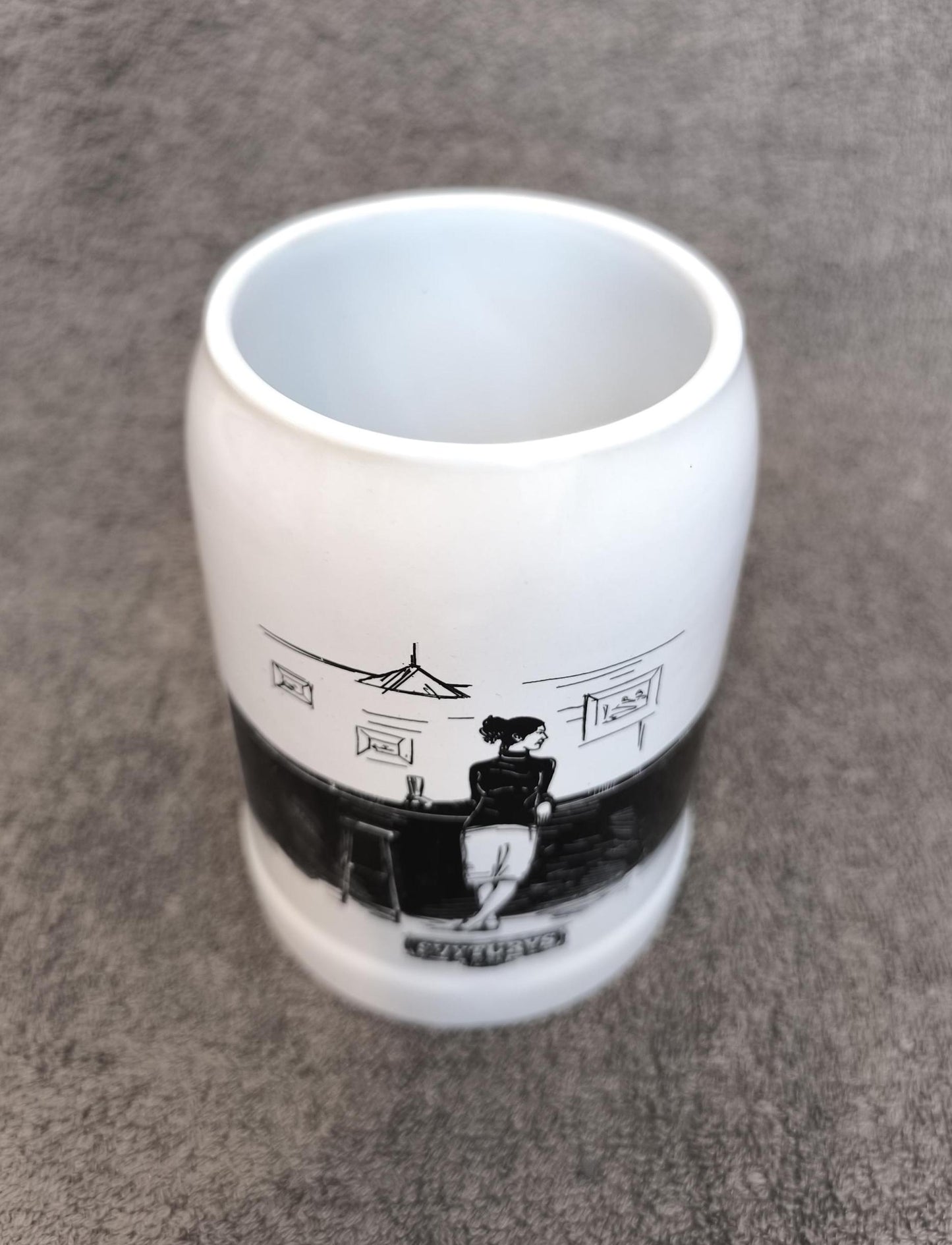 Collectible Svyturys Ceramic Beer Stein - Limited Edition Lithuania