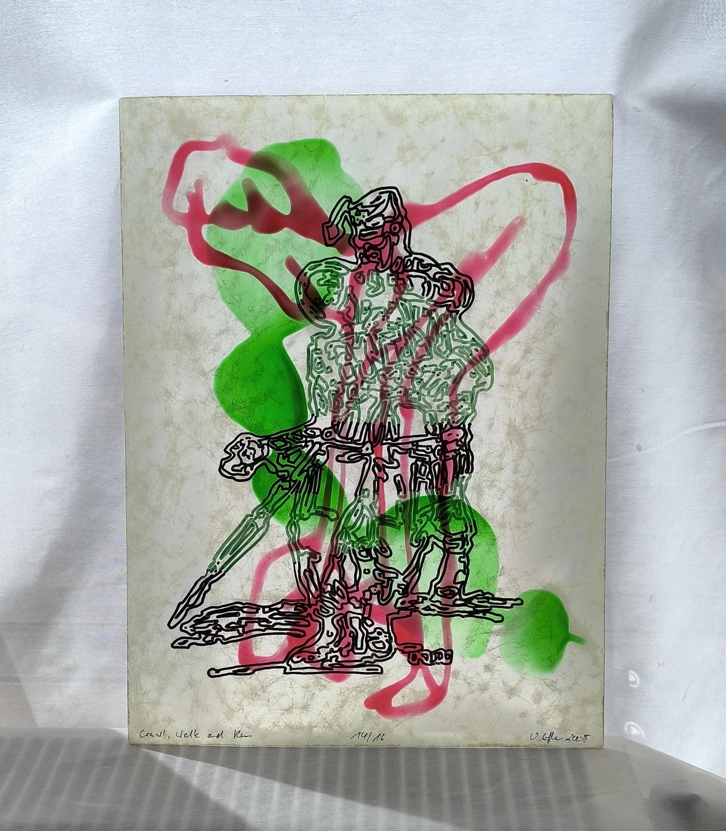 Uwe Esser Abstract Artwork "Crawl, Walk and Run" Germany 2005