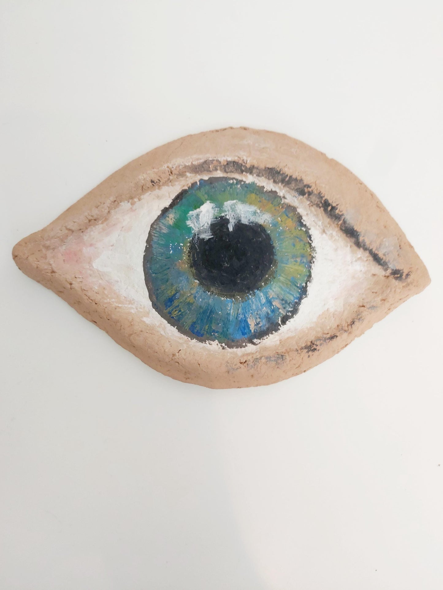 Handmade Human Eye Sculpture Art, Medicine-Inspired Gift for Home Decor