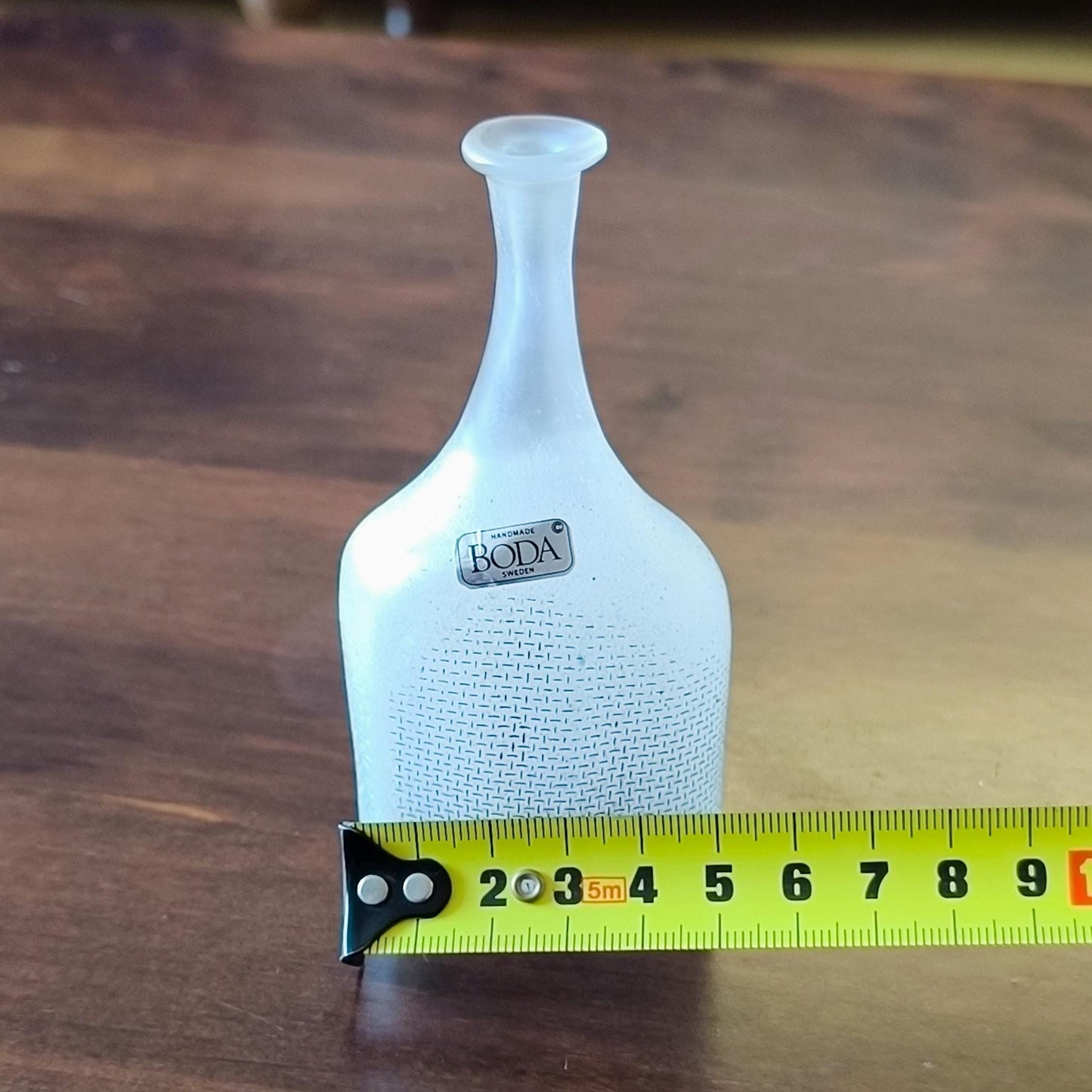 Kosta Boda Bertil Vallien Network Miniature Glass Vase 9.5cm Sweden