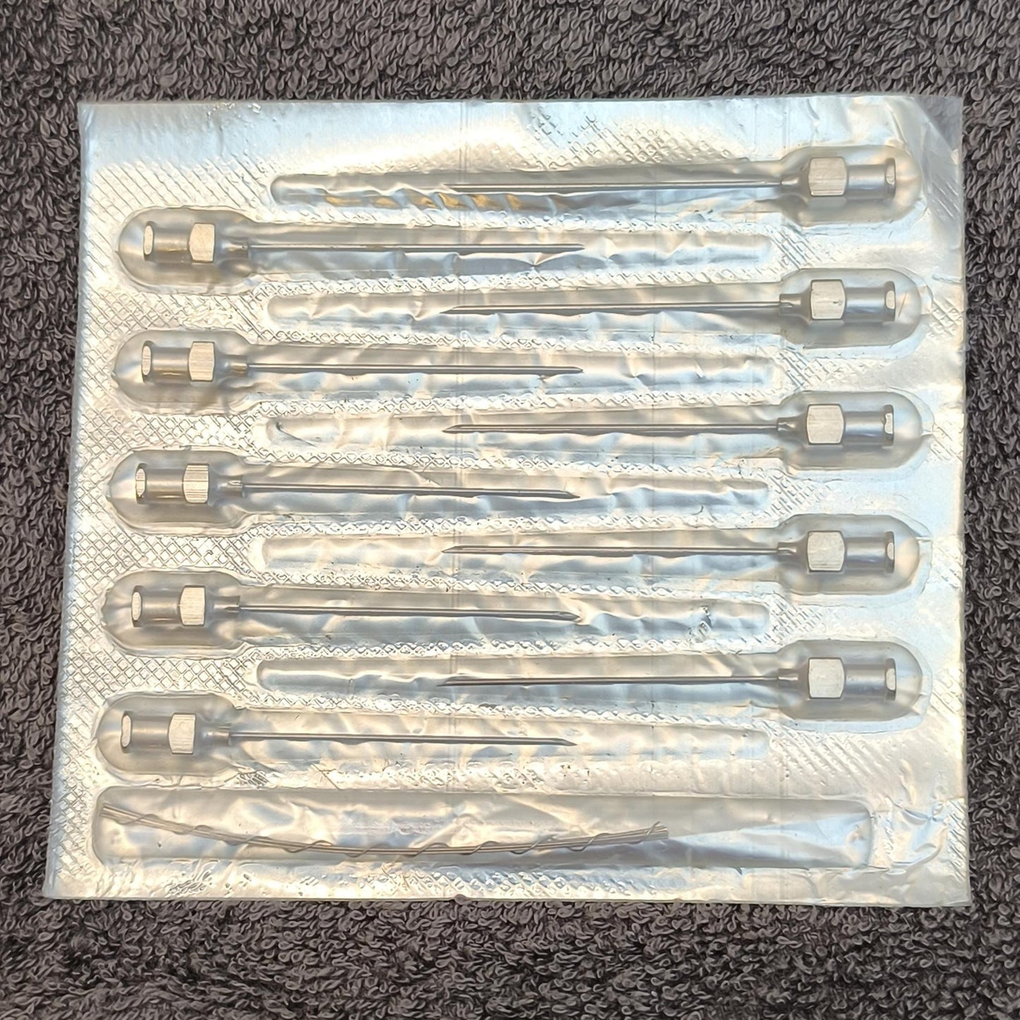 USSR Medical  Injection Needles: 10-Piece Medical Memorabilia 1980s