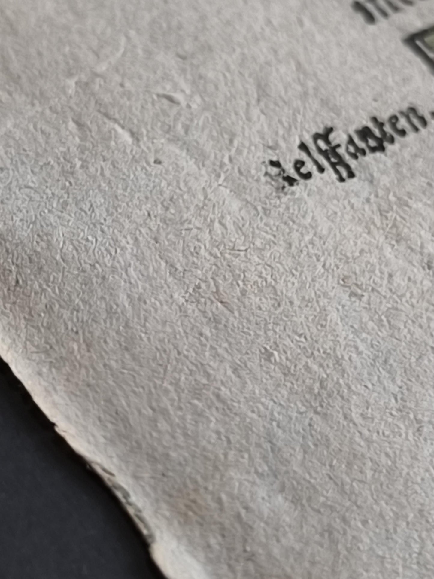 Woodcut Page from Münster’s Cosmographia, Double-Sided, ca. 1580