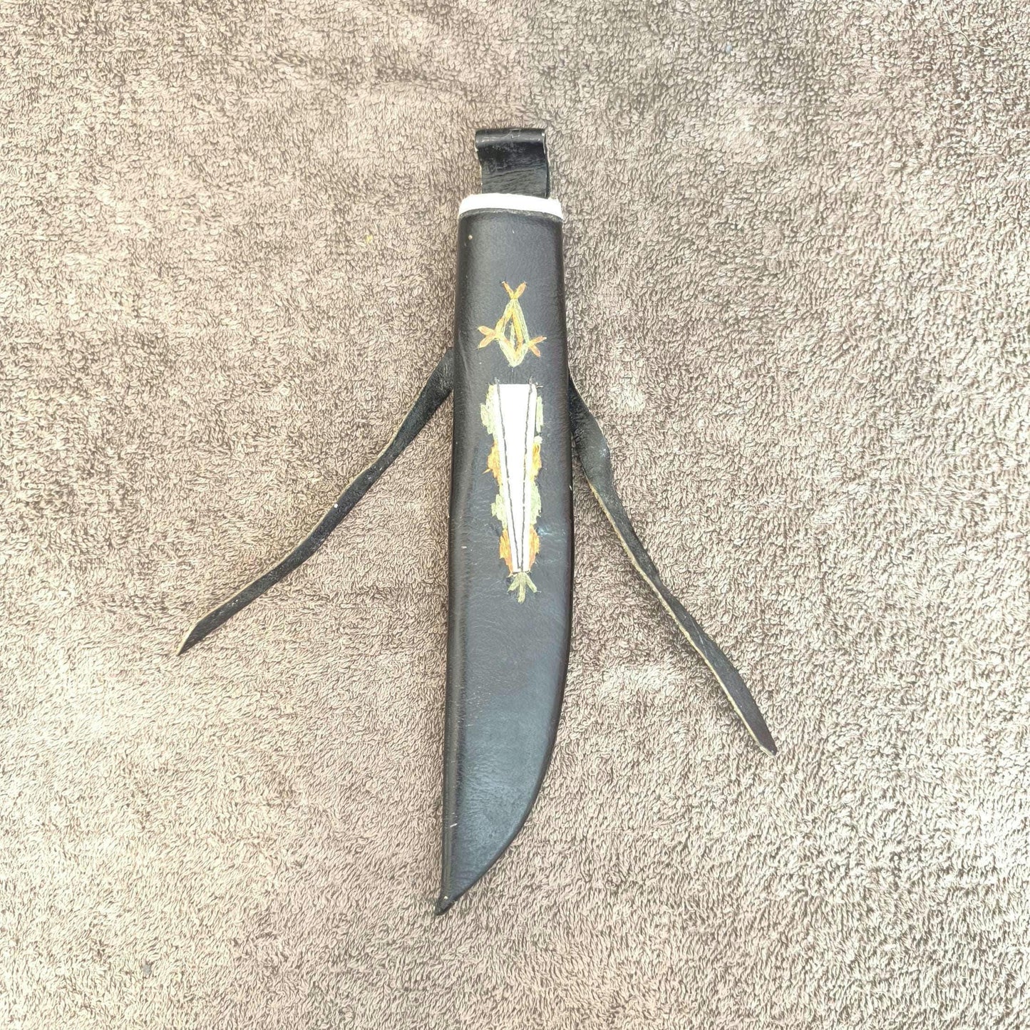 Leather Sheath for Uzbek National Knife Pchak, Soviet Union.