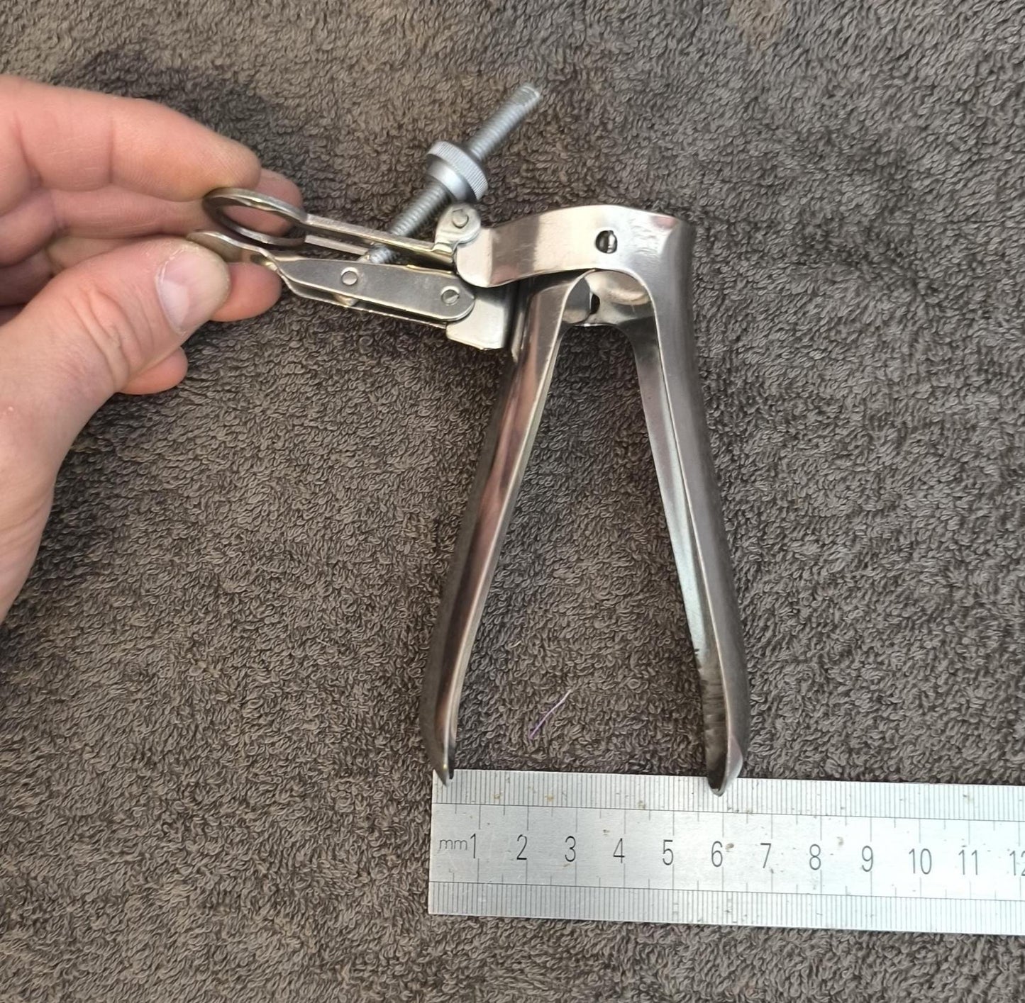 1980s Steel Gynecological Speculum – Unused Soviet Medical Instrument