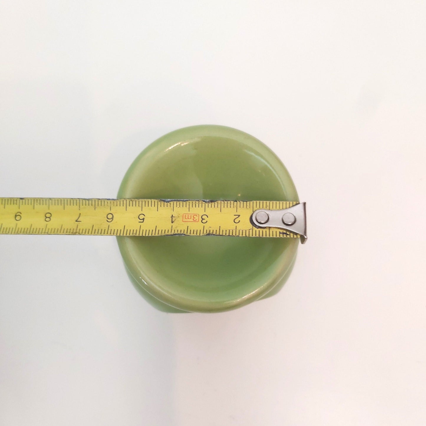 Vintage Green Ceramic Oil Burner: Tea Light Wax Melt Aroma Therapy