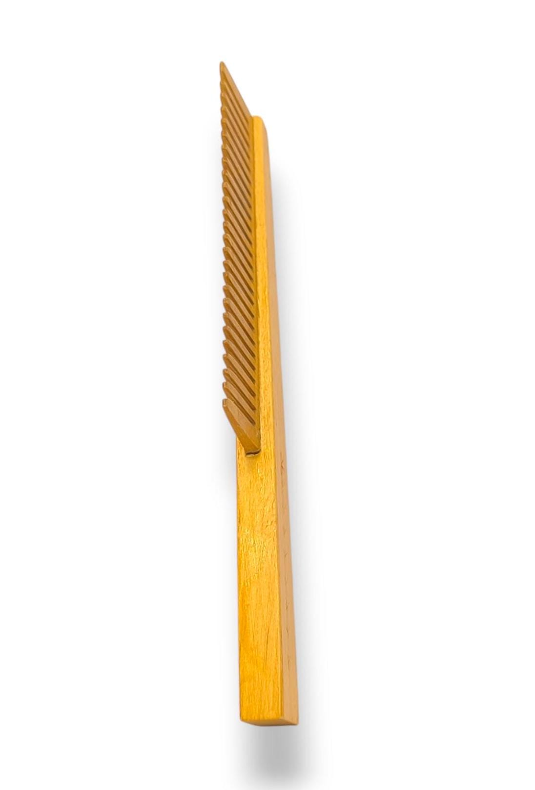 Handmade Antique Wooden Comb, Lithuania 1970s
