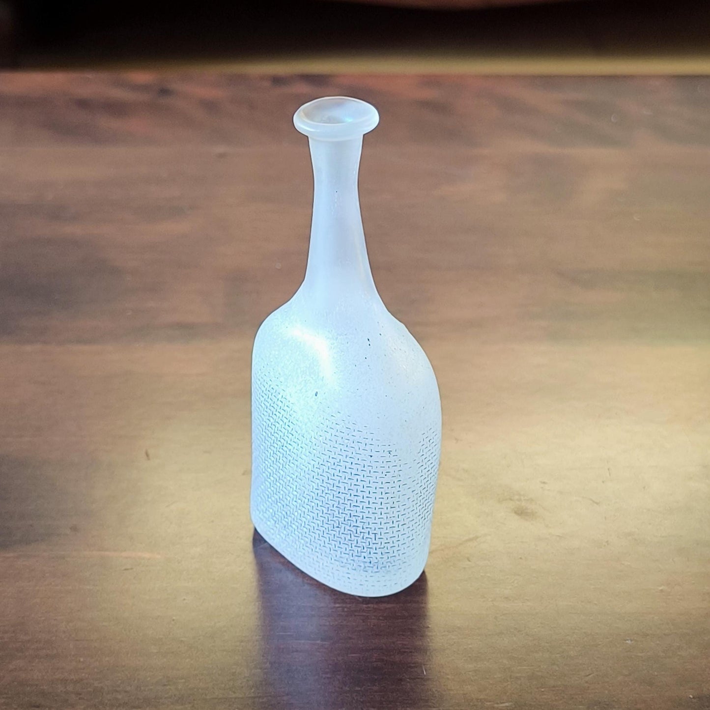 Kosta Boda Bertil Vallien Network Miniature Glass Vase 9.5cm Sweden