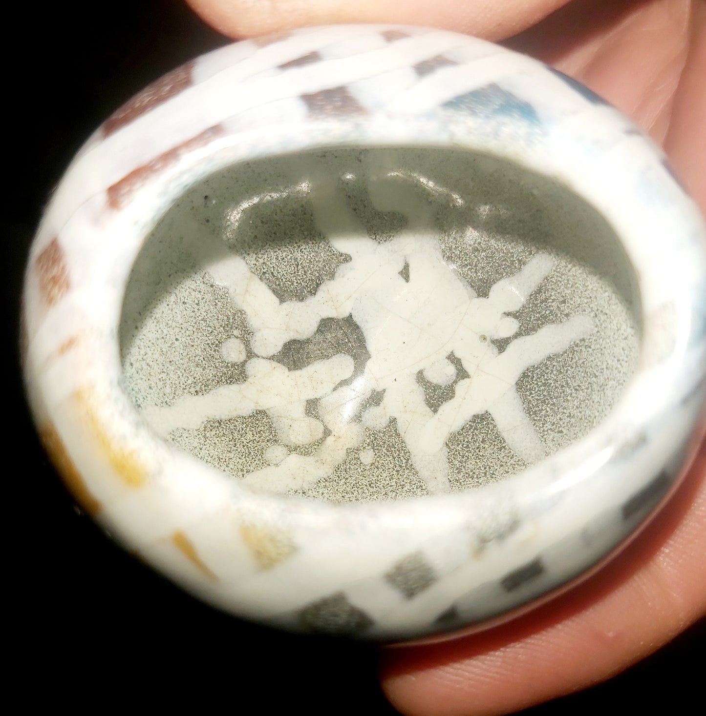 Handmade Ceramic Bud Vase: Multicolored Glazed Clay Decor