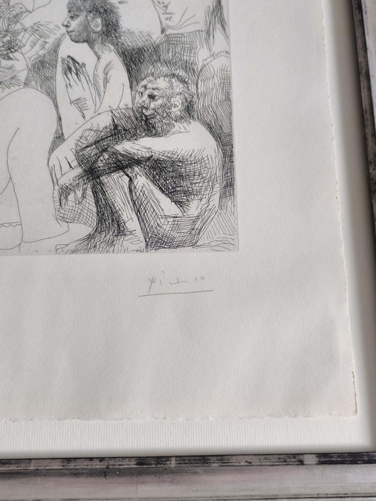 Signed Picasso Lithograph: Vieil Homme, 1 of 50, Series 347, Limited Edition