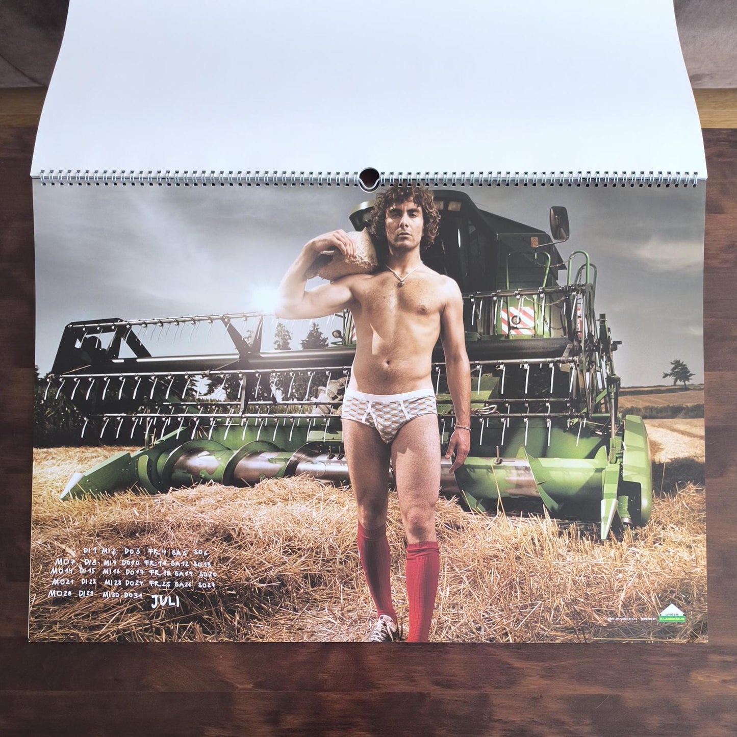 Jungbauernkalender Austrian Farmers Men Calendar