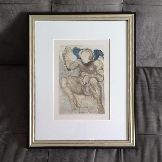 Salvador Dalí Woodcut "Envy" Divine Comedy, Framed, 1960–63, Certified