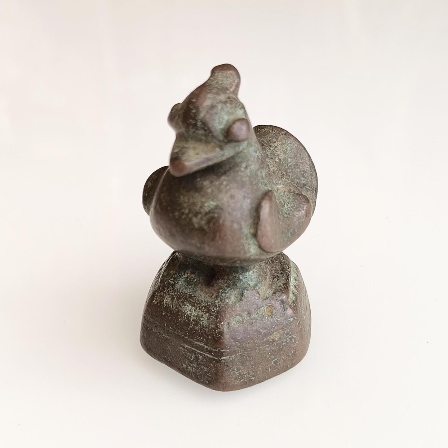 Small Bronze Burmese Asian Weight – Hantha Bird, 1800s