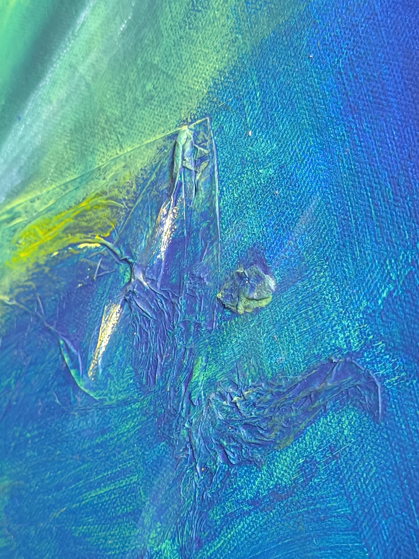 Acrylic on Canvas, Phoenix by Angelika Dampfer Signed Pre-1990